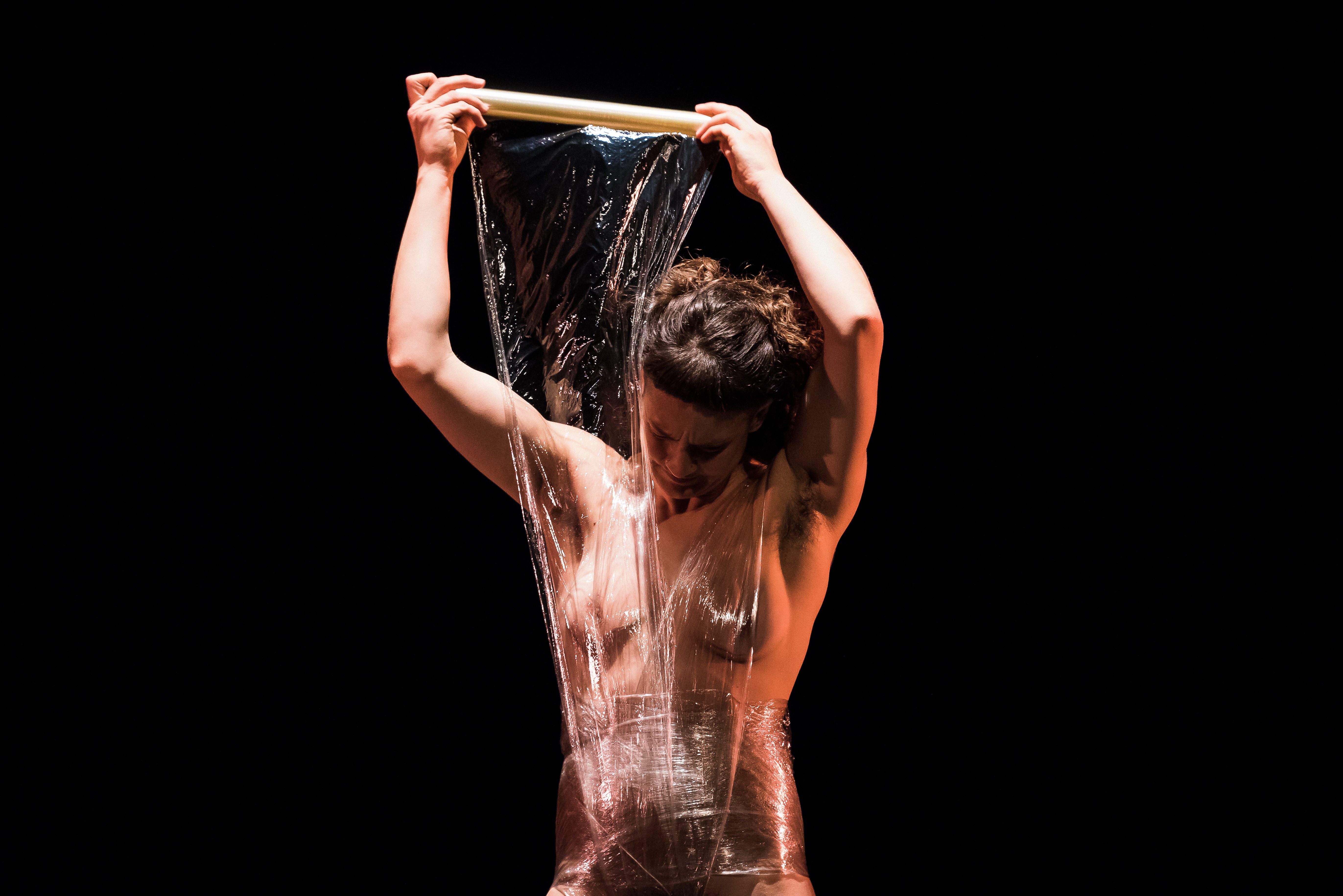 Neerpelt, Belgique, le 30 mai 2018. Laura Murphy présente Contra dans le cadre des preselections de Circus Next Platform 