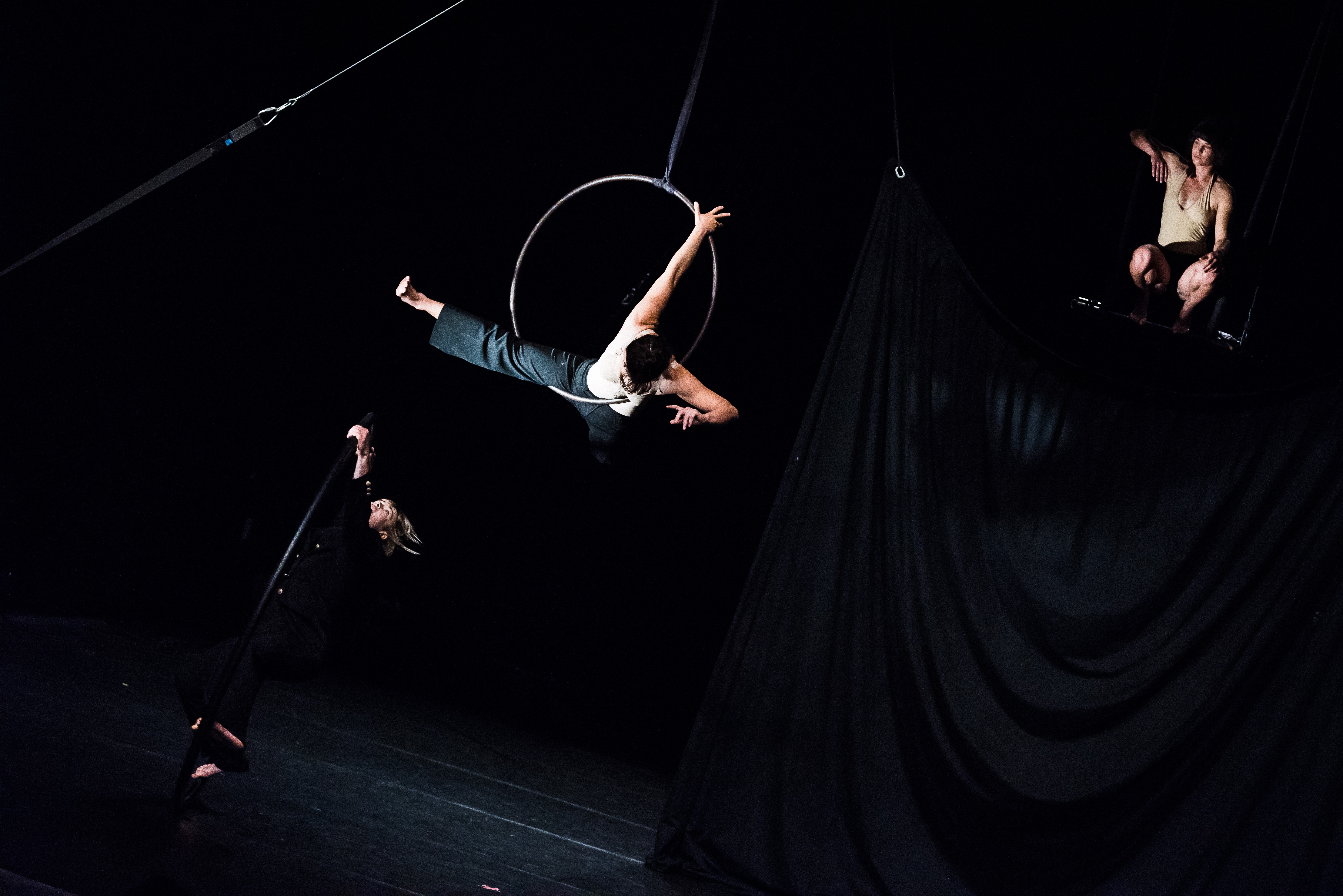 Neerpelt, Belgique, le 29 mai 2018. Compagnie La Geste présente Je ne peux pas mourir.
Mais qui peut vivre en pleine lumière crue ? Dans le cadre des preselections de Circus Next Platform.