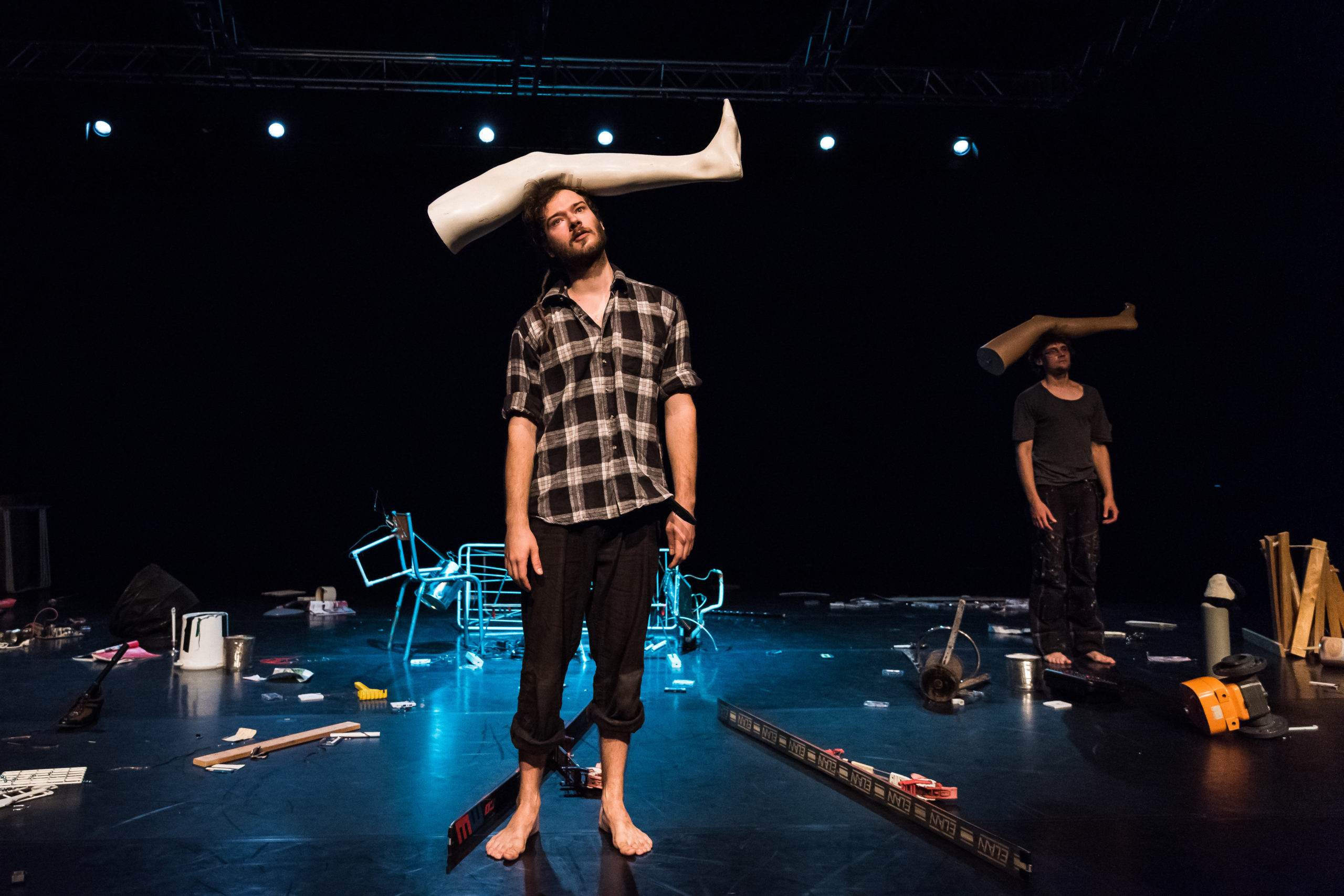 Neerpelt, Belgique, le 30 mai 2018. Mismo Nismo  présente Noise Circus dans le cadre des preselections de Circus Next Platform.