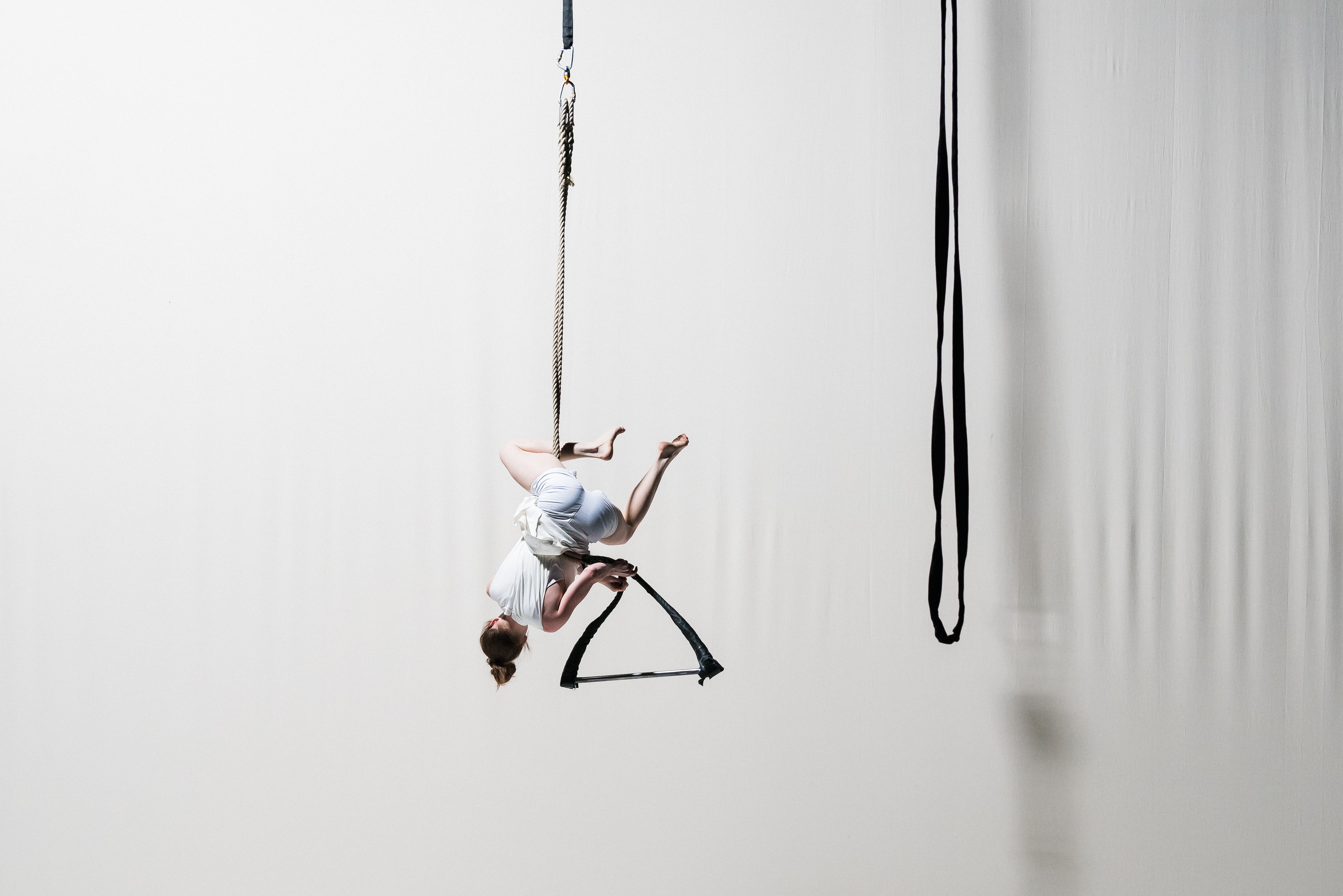 Neerpelt, Belgique, le 31 mai 2018. Eliška Brtnická présente Opticon dans le cadre des preselections de Circus Next Platform.